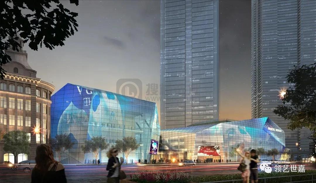 上实中心：综合性剧院+商业中心+办公塔楼，文化产业都市地标