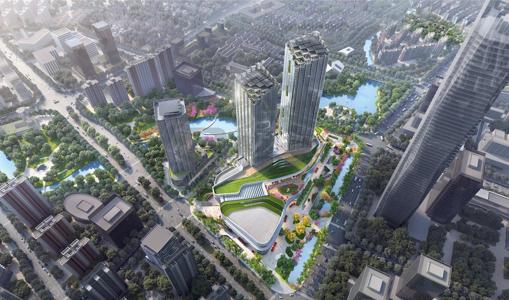 30万方！中海中心超高层总部办公商务群落