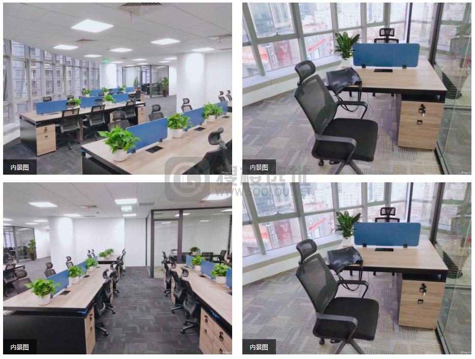 人民广场高区精装办公室丨房型方正，拎包入住，港陆广场