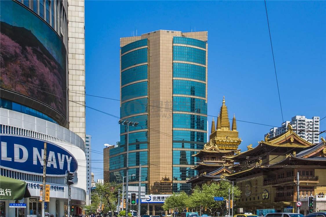 上海静安区环球世界大厦写字楼出租，2号线静安寺站2号地铁口