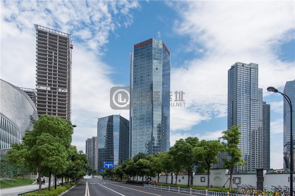 钱江新城的核心区域，领略波澜壮阔的景色