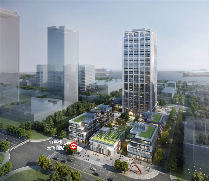 源点大厦：徐汇滨江商务区 | 独栋花园总部 + 甲级江景办公