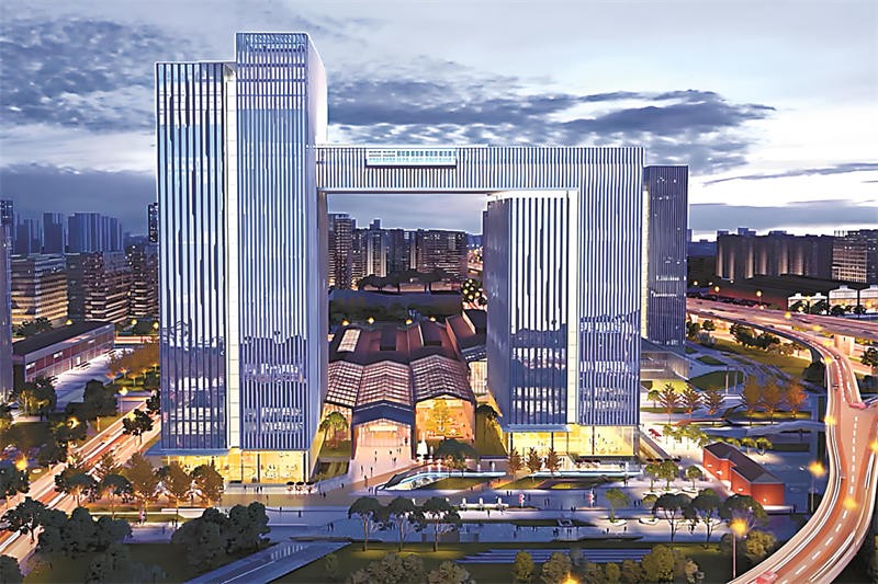 云汇数智中心盛大启幕，融合现代与近代风貌，打造静安中环产业新高地