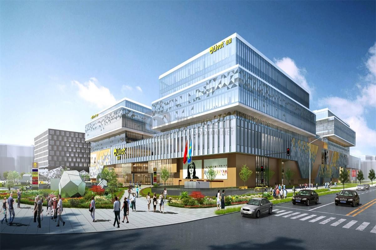 英格卡集团80亿打造：上海荟聚办公楼，2766车位+21万㎡商业配套的商务综合体