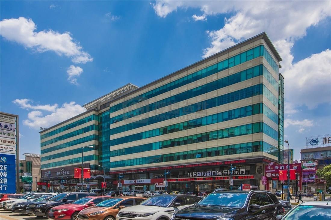 闵行吴中路商务地标：灿虹聚富大厦乙级写字楼租赁价值分析