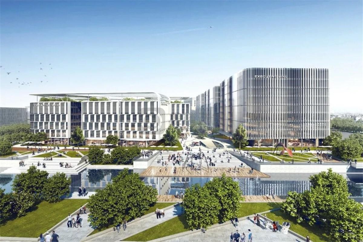 大堂挑高10米+自带泳池健身房？上海BU中心重新定义高端商务办公体验